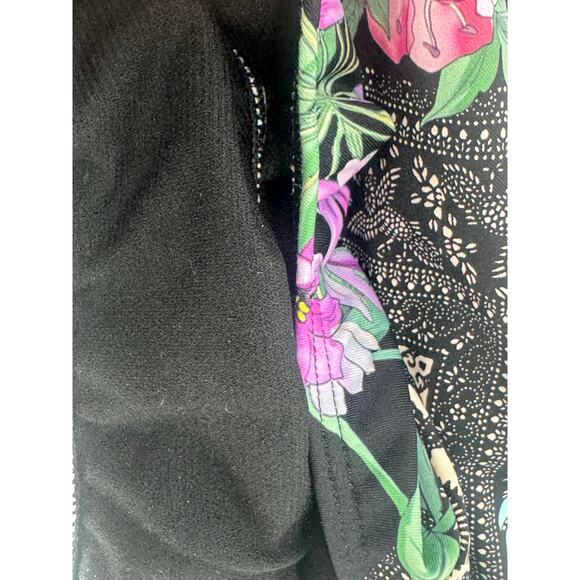 Johnny Was CSW2523AM Black Butterfly Cross Back One Piece Multicolor Size S NWT - Picture 12 of 12